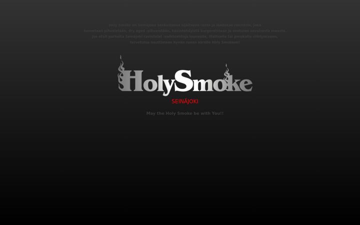 Screenshot of holysmoke.fi