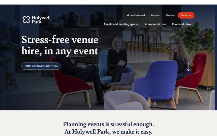 Screenshot of holywell-park.co.uk