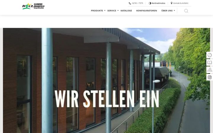 Screenshot of holz-dransfeld.de
