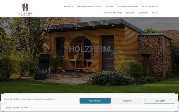Screenshot of holz-heim.de