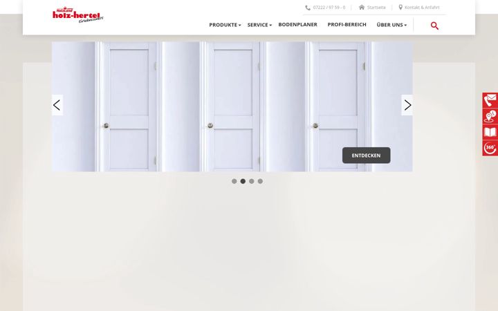 Screenshot of holz-hertel.de