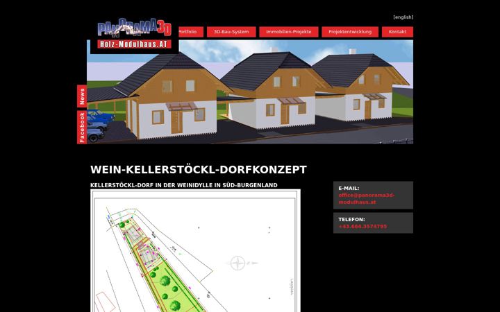 Screenshot of holz-modulhaus.at