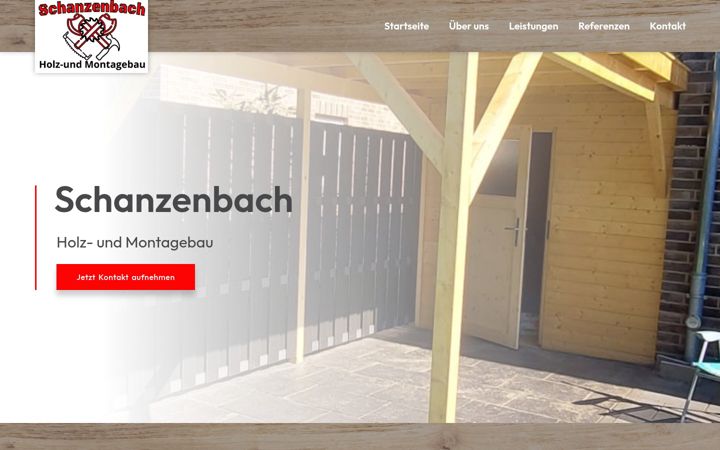 Screenshot of holz-montagebau.com