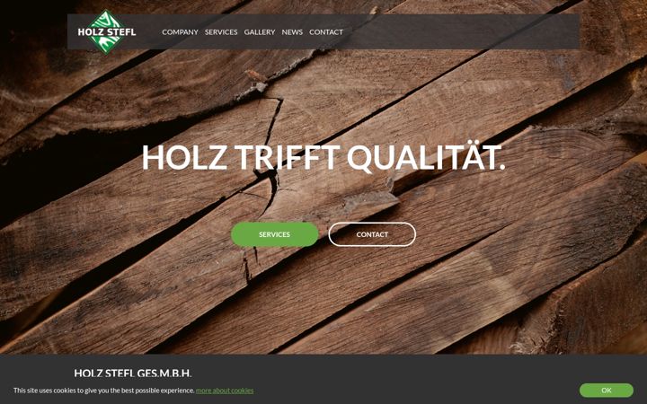 Screenshot of holz-stefl.at