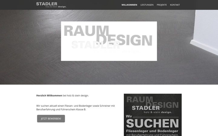 Screenshot of holz-stein-design.com