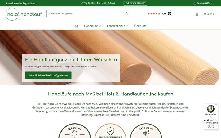 Screenshot του holz-und-handlauf.de