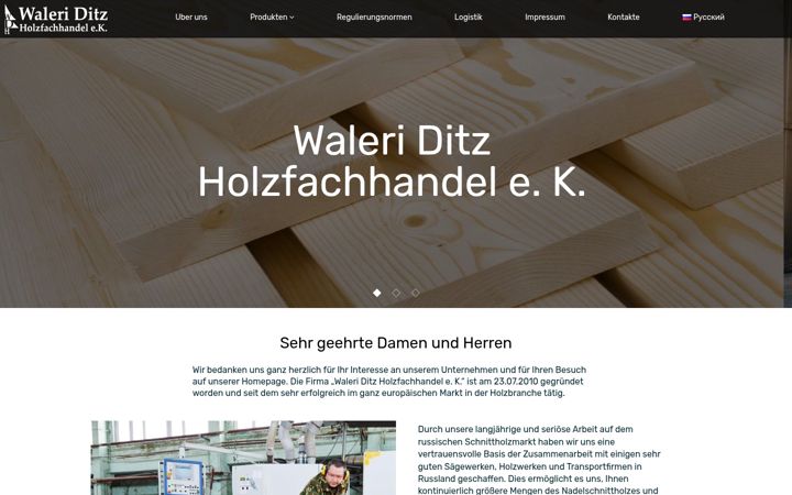 Screenshot of holz-von-ditz.de
