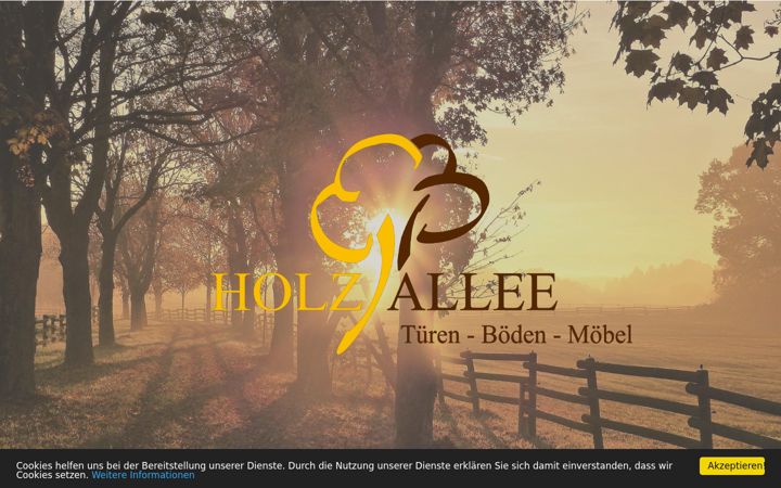 Screenshot of holzallee.de