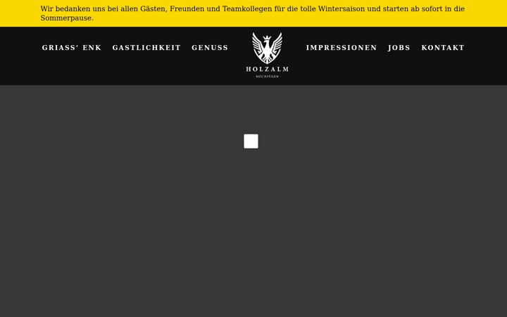 Screenshot of holzalm.com