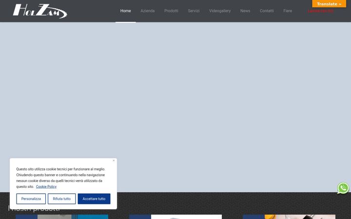 Screenshot of holzam.it