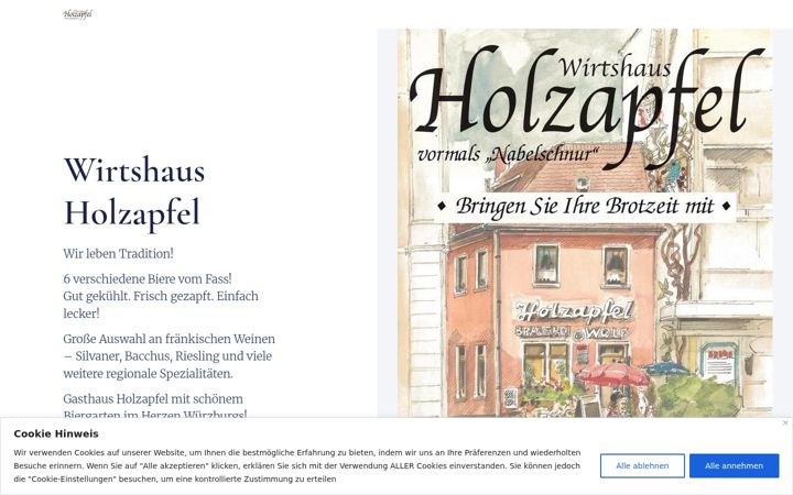 Screenshot of holzapfel-wuerzburg.de