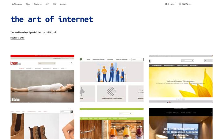 Screenshot of holzapfel.it