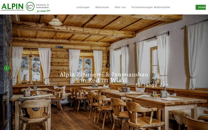 Screenshot of holzbau-alpin.de