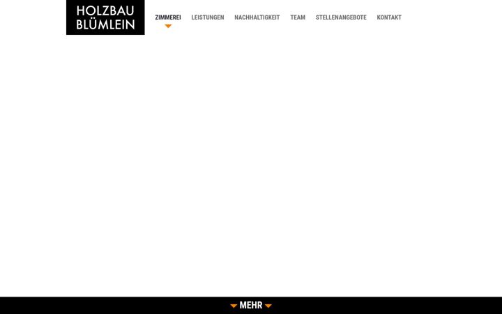 Screenshot of holzbau-bluemlein.de