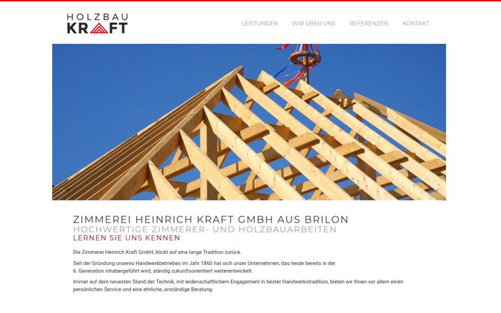 Screenshot of holzbau-brilon.de