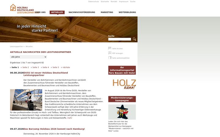 Screenshot of holzbau-deutschland-leistungspartner.de