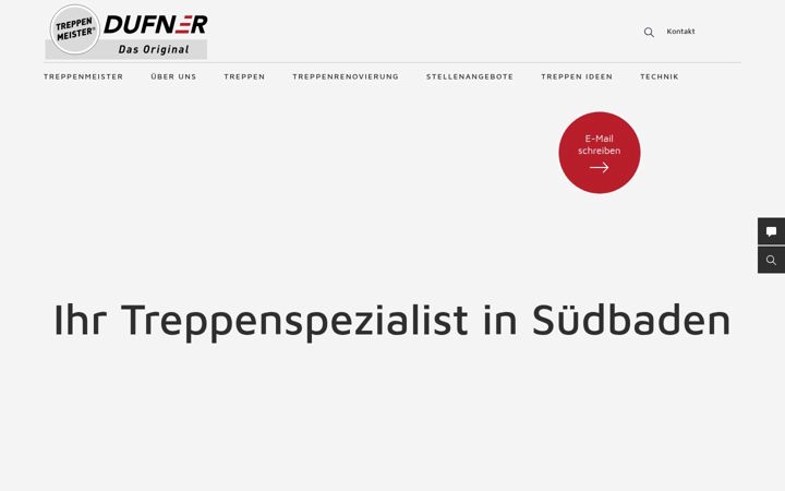 Screenshot of holzbau-dufner.de