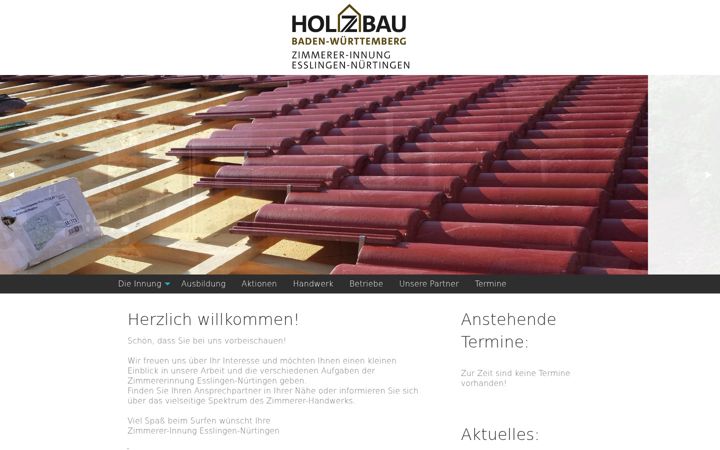 Screenshot of holzbau-es.de