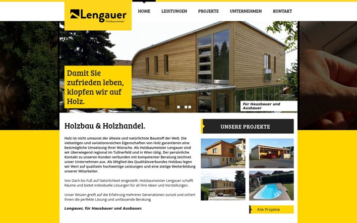 Screenshot of holzbau-lengauer.at