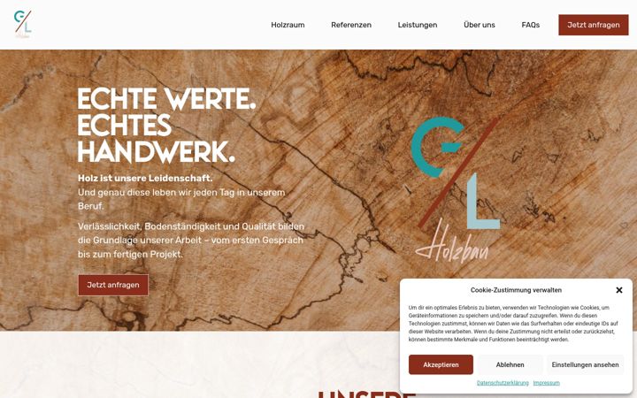 Screenshot of holzbau-loimayr.at