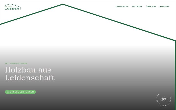 Screenshot of holzbau-lusser.at