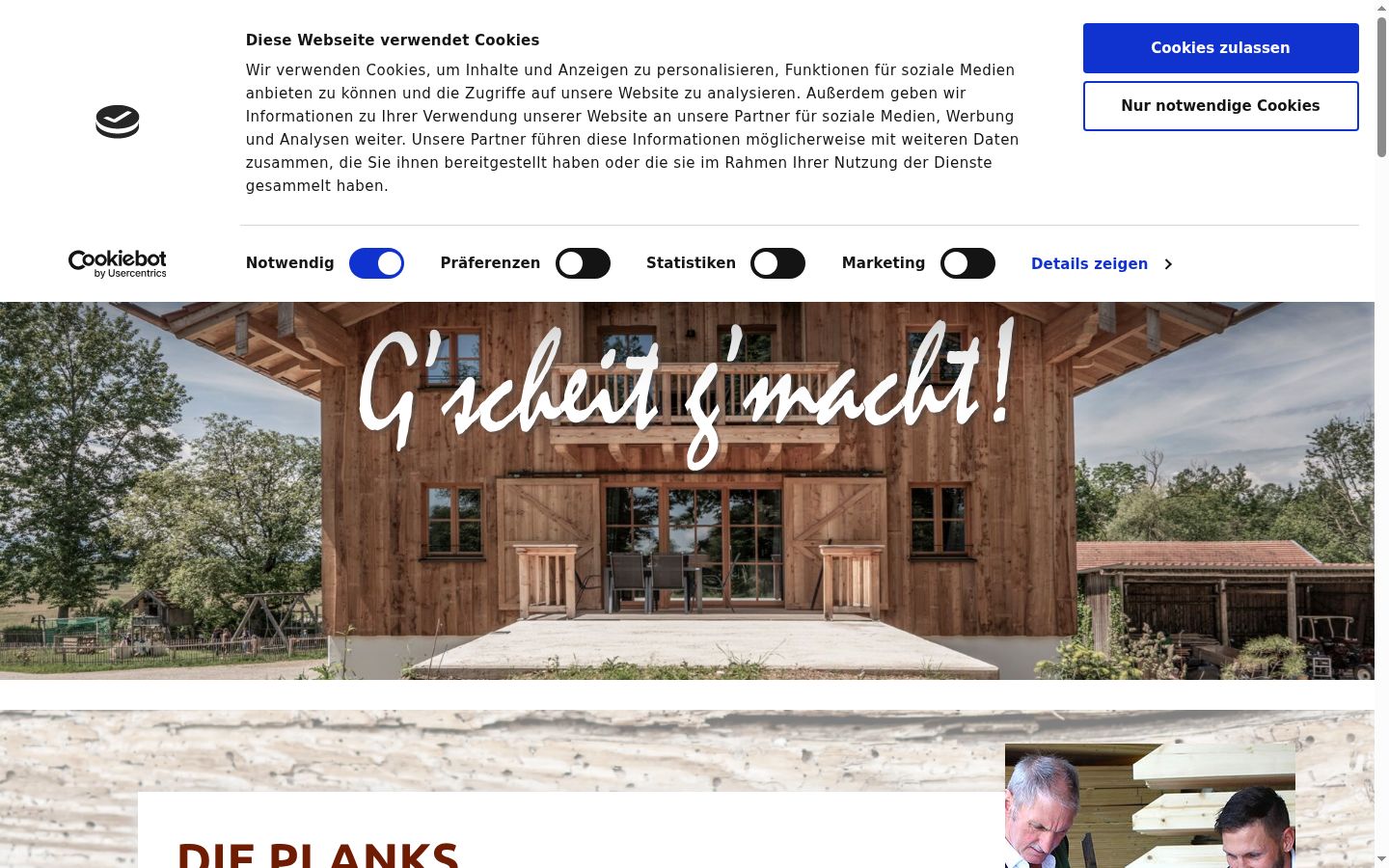 Screenshot tal-banner tal-kunsens muri qabel kwalunkwe interazzjoni