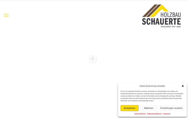 Screenshot of holzbau-schauerte.de