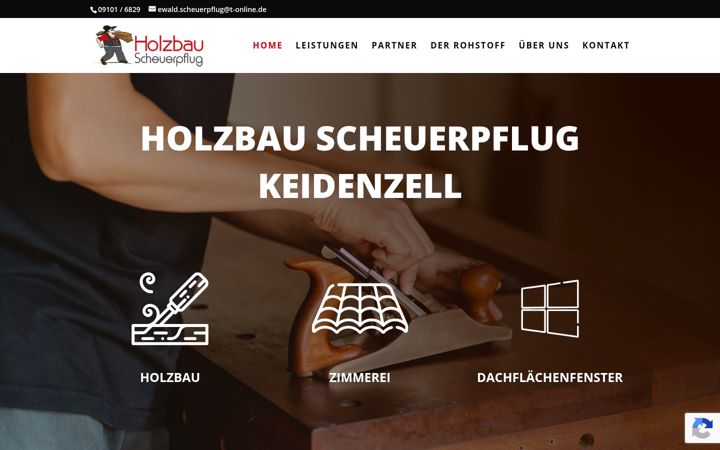 Screenshot of holzbau-scheuerpflug.de