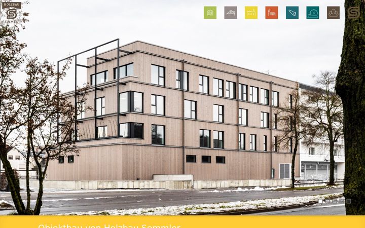 Screenshot of holzbau-semmler.de