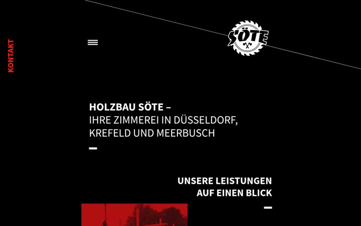 Screenshot of holzbau-soete.de