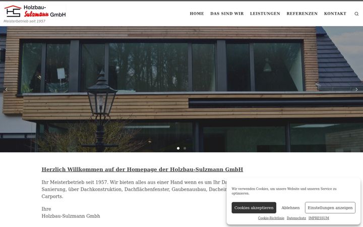 Screenshot of holzbau-sulzmann.de