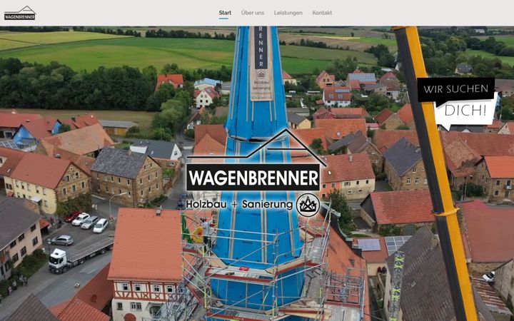 Screenshot of holzbau-wagenbrenner.de