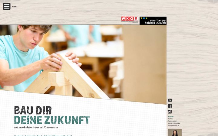 Screenshot of holzbauzukunft.at