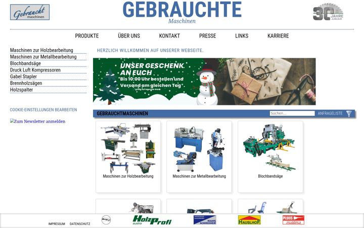 Screenshot of holzbearbeitungsmaschinen.at