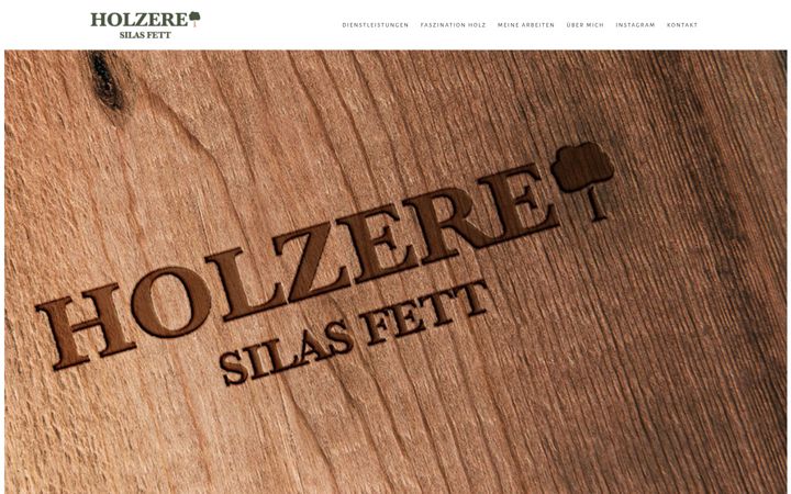 Screenshot of holzerei-fett.de