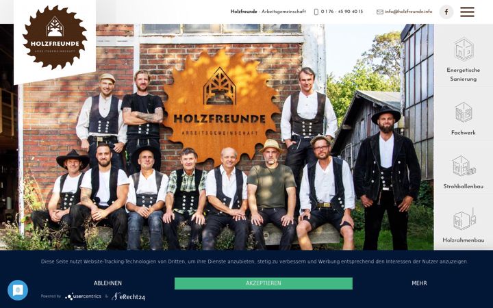Screenshot of holzfreunde.info
