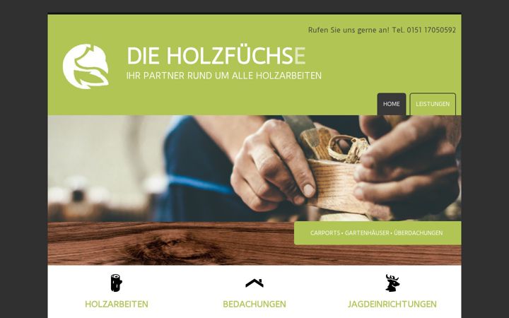 Screenshot of holzfuechse-achim.de