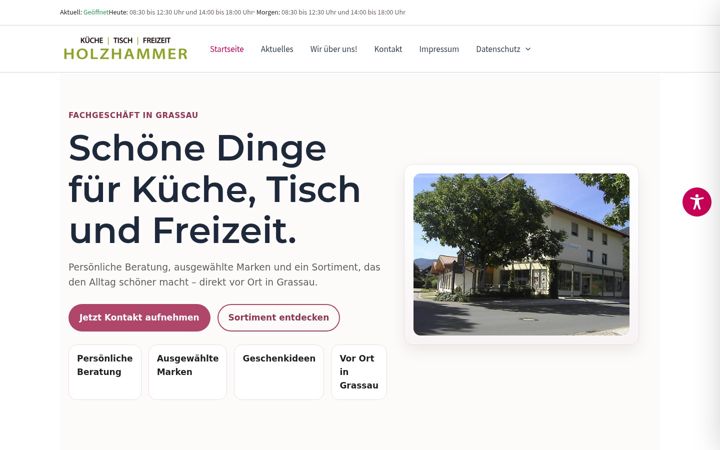 Screenshot of holzhammer-grassau.de