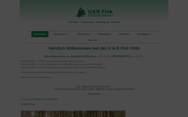 Screenshot of holzhandel-fink.de