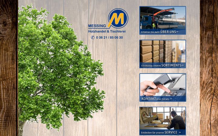 Screenshot of holzhandel-messing.de