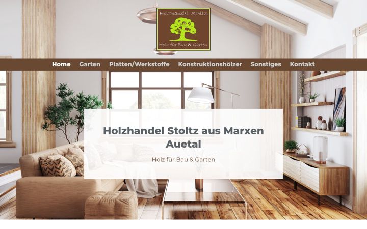 Ekraanipilt saidist holzhandlung-stoltz.de