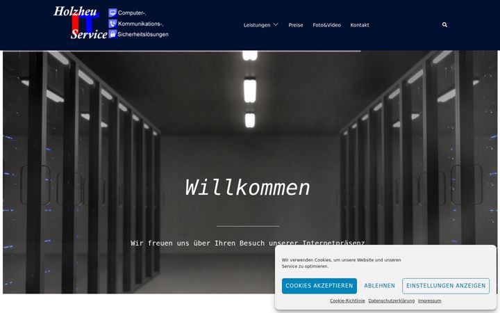 Screenshot of holzheu-it.de