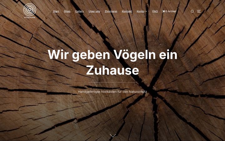Screenshot of holzistklasse.de