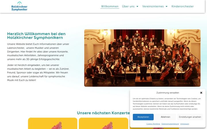 Screenshot of holzkirchner-symphoniker.de