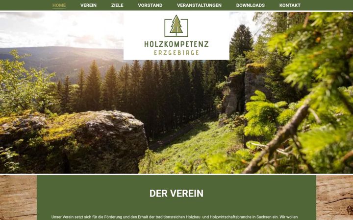 Screenshot of holzkompetenz-erzgebirge.de
