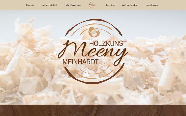 Screenshot of holzkunst-meeny.de