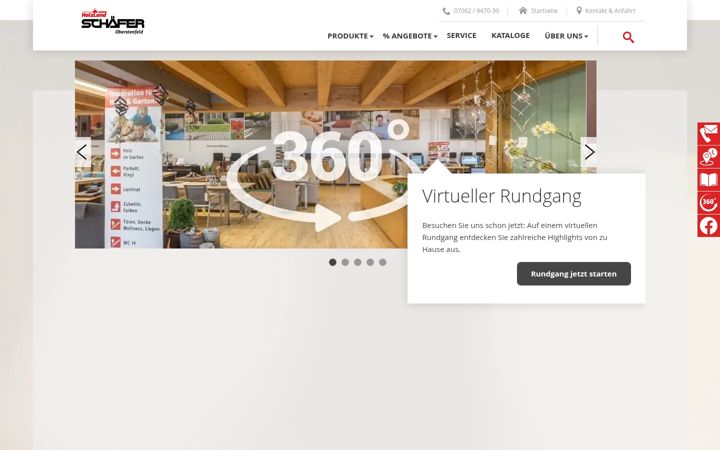 Screenshot of holzland-schaefer.de