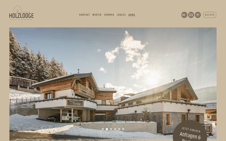 Screenshot of holzlodge.at