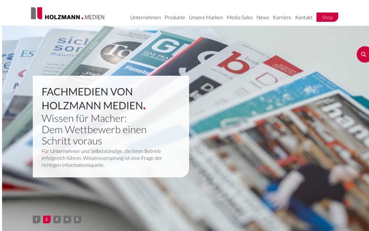 Screenshot of holzmann-medien.de