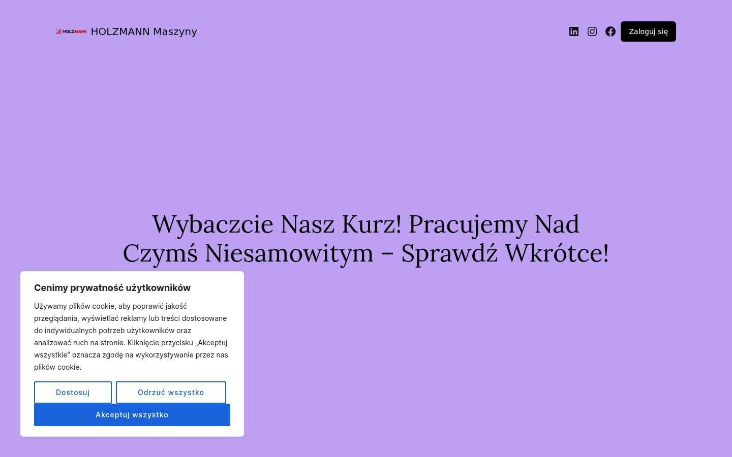 Snimka zaslona bannera za privolu prikazanog prije bilo kakve interakcije